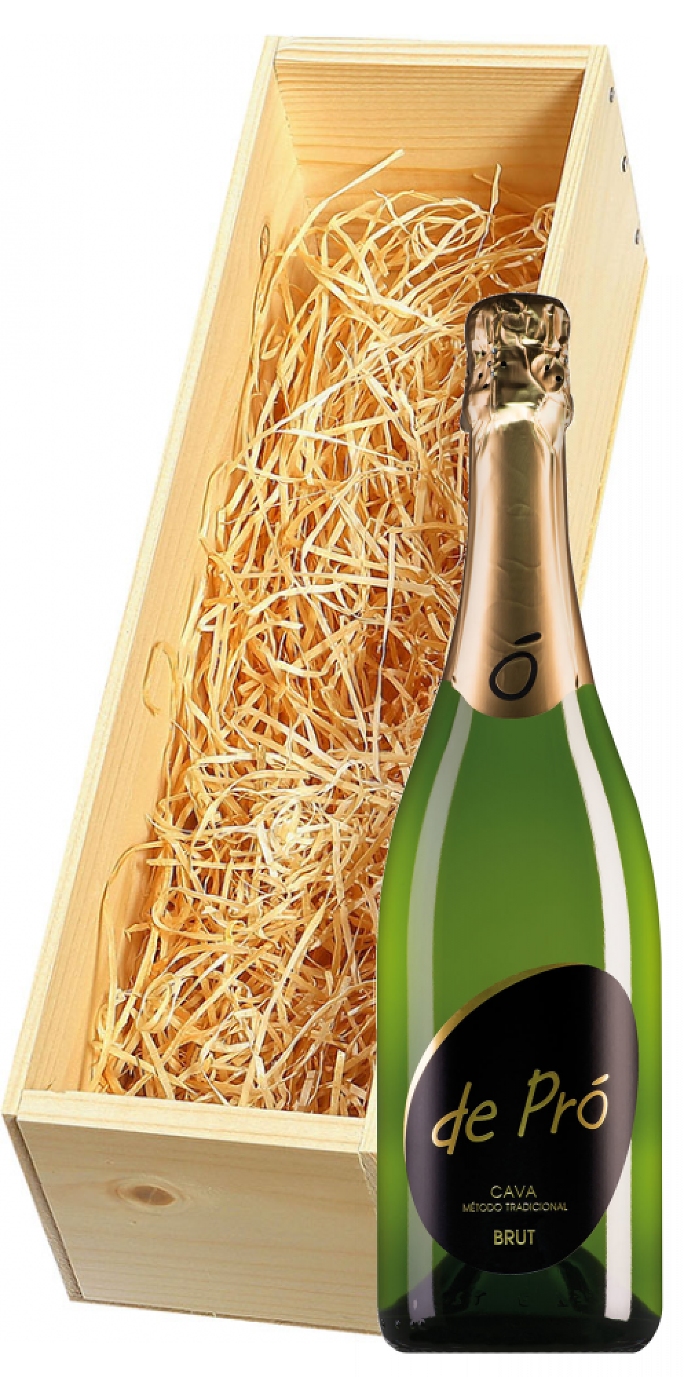 Wijnkist met De Pró Cava Brut