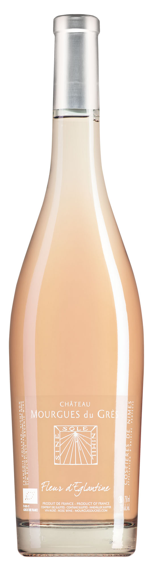 Château Mourgues du Grès Costières de Nîmes Fleur d'Eglantine Rosé