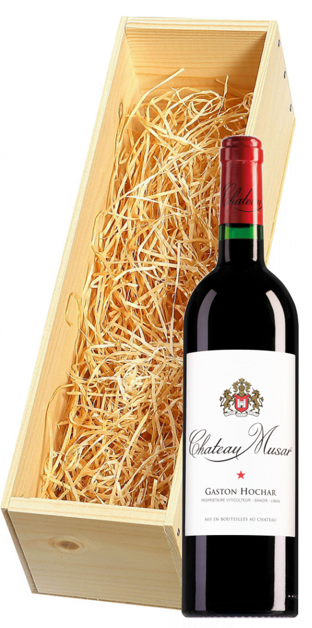 Wijnkist met Chateau Musar Bekaa Valley